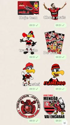 Figurinhas Flamengo android App screenshot 0