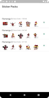 Figurinhas Flamengo android App screenshot 1