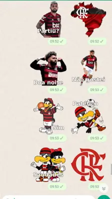 Figurinhas Flamengo android App screenshot 5